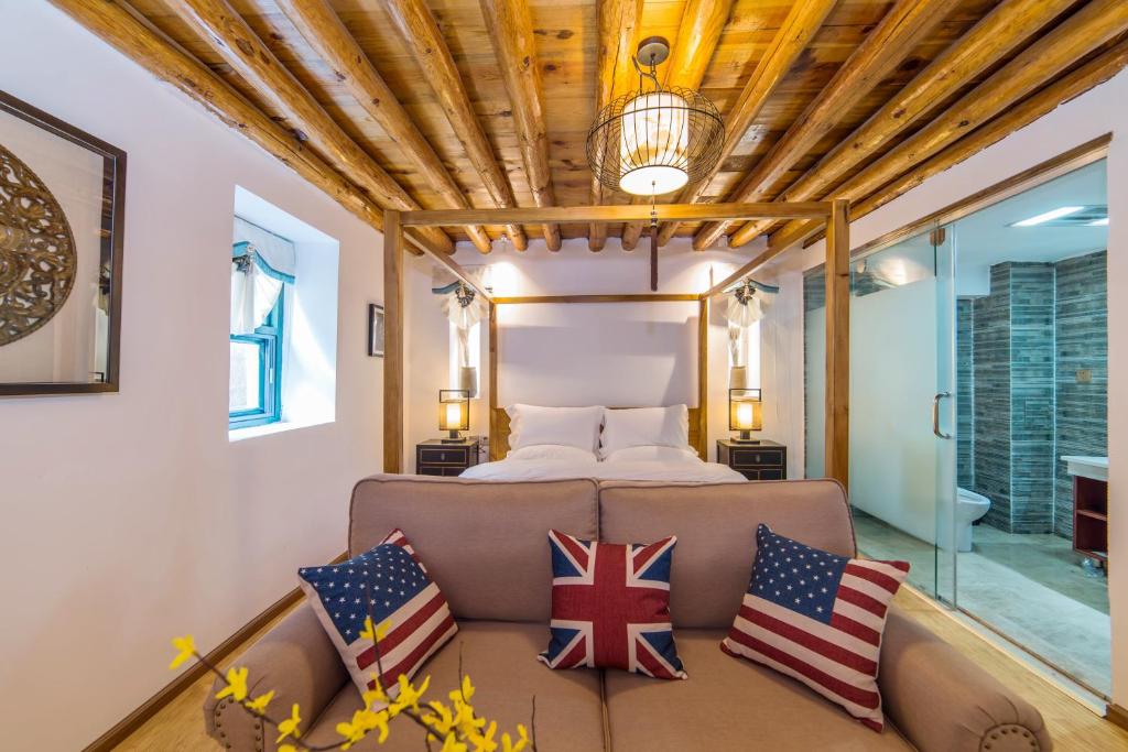 Двухместный (Номер Делюкс с кроватью размера «queen-size»), Tangdi Boutique Hotel