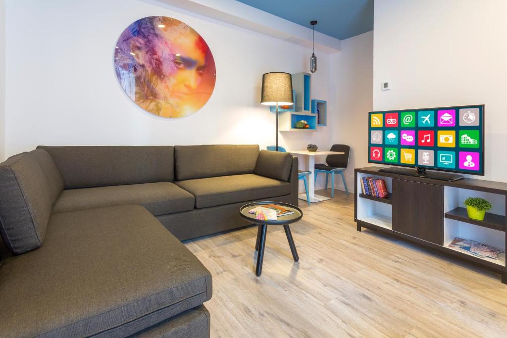 Апартаменты (Апартаменты с 1 спальней и балконом), Park Inn by Radisson Residence Riga Barona