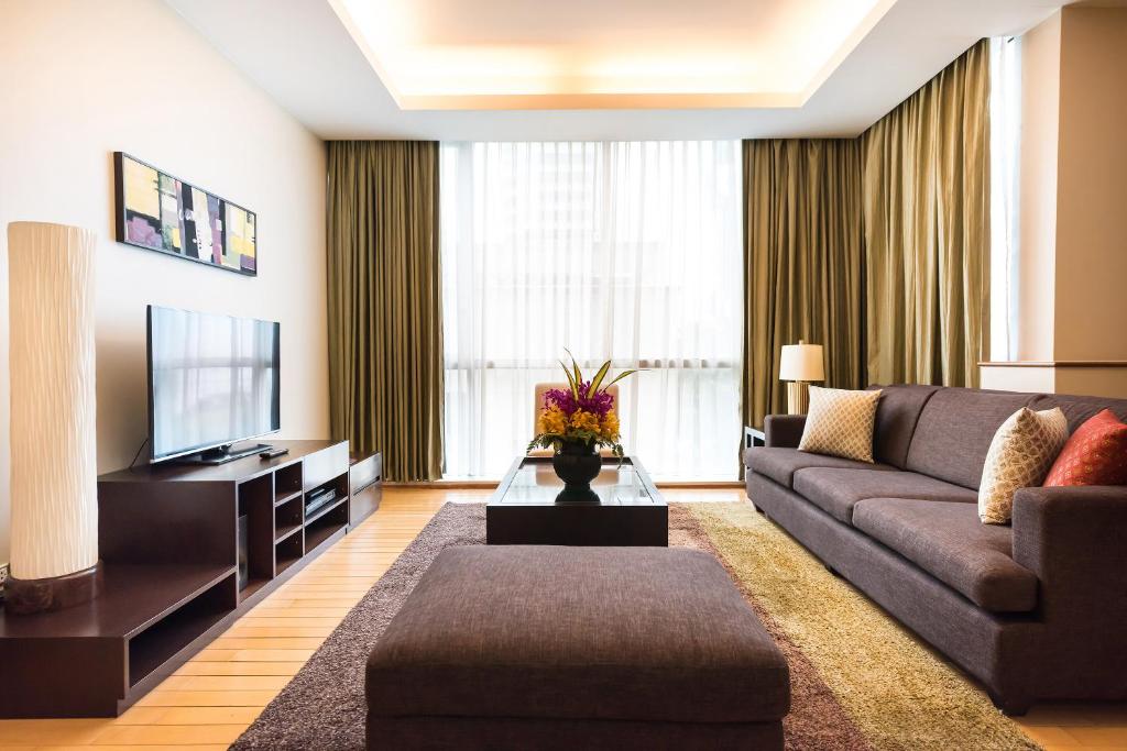 Двухместный (Апартаменты «Премьер» с 1 спальней), Апартаменты Ascott Sathorn Bangkok