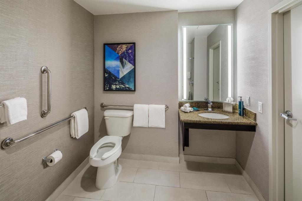 DoubleTree by Hilton Denver International Airport Room Type - King Room with Roll-In Shower - Mobility Access