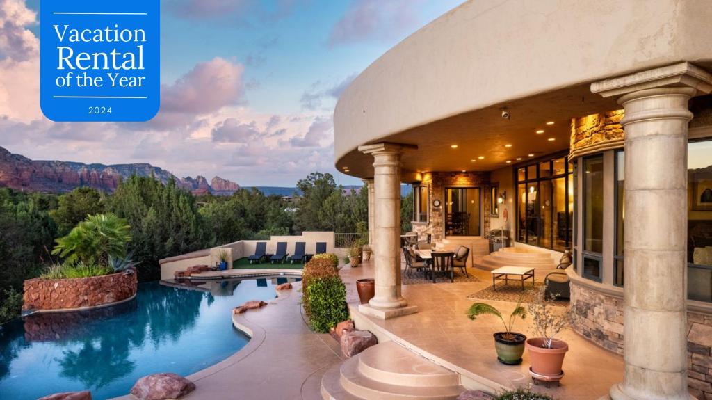 2024 VRBO Property of the Year: Palatial Paradise w/ Infinity Pool, Spa & Incredible Red Rock Views