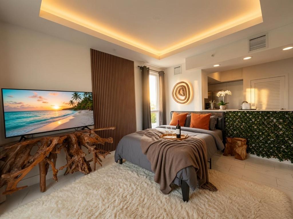 MIAMI WOOD APART HOTEL NEW 2025 - PRIVATE TERRACE - Parking - Beach 5 min