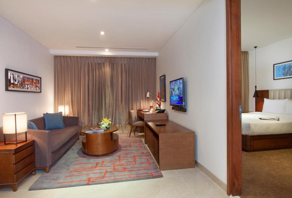 Апартаменты (Номер Делюкс с 1-ой спальней), Oakwood Residence Prestige Whitefield Bangalore
