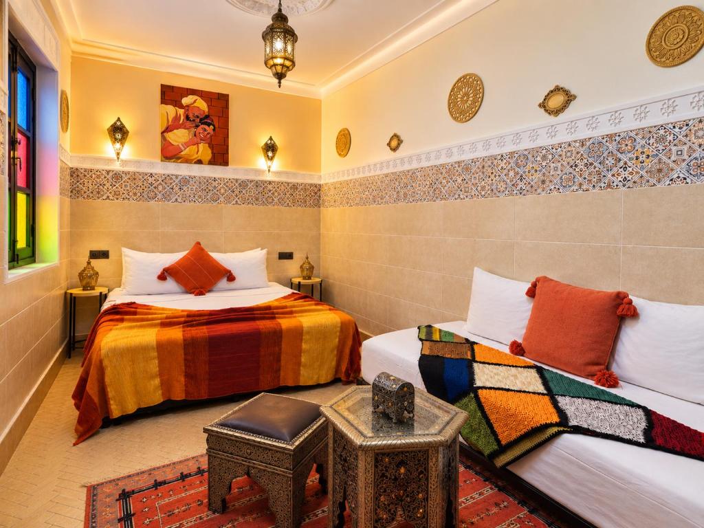 RIAD MAMAHOUSE Room Type - Triple Room with Private Bathroom RIAD MAMAHOUSE Room Type - Triple Room with Private Bathroom