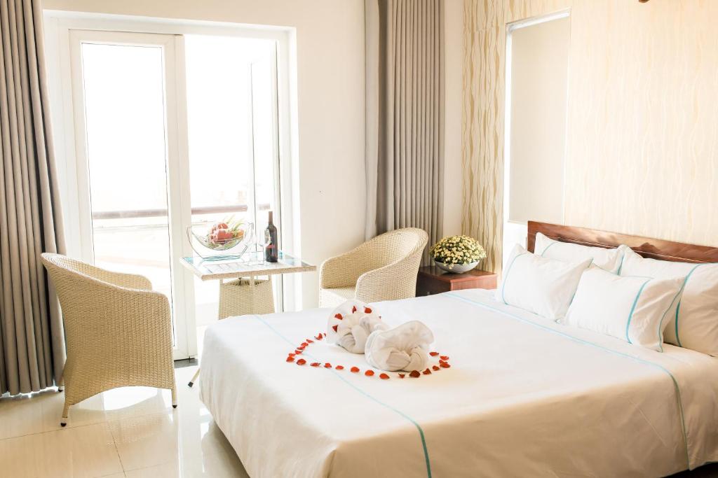 Двухместный (Двухместный номер Делюкс с 1 кроватью и балконом), Sea Wind Hotel