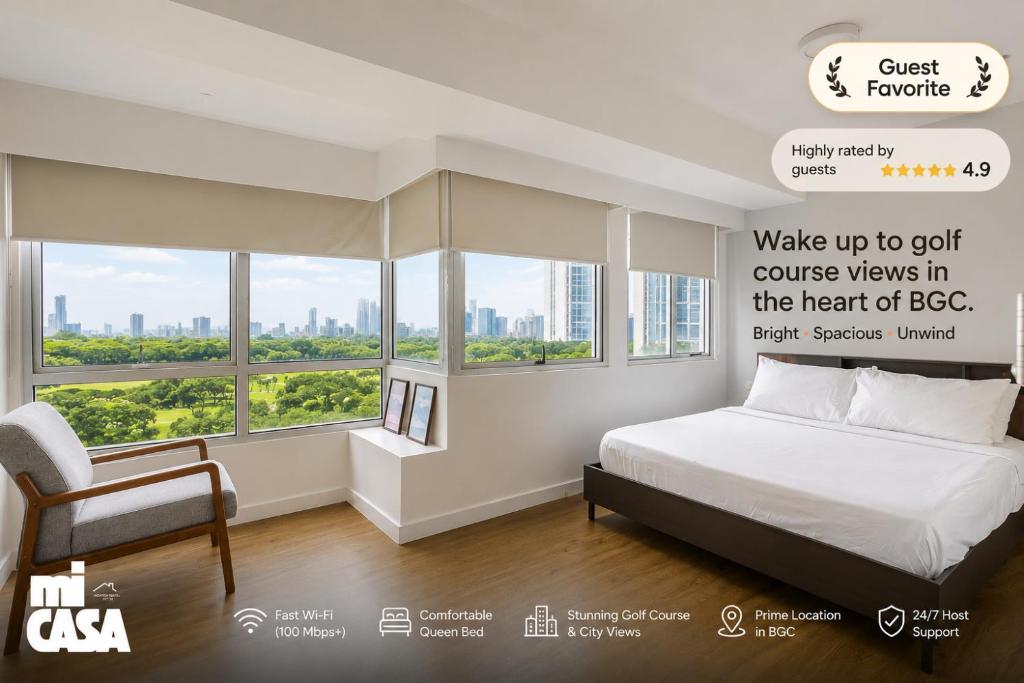 Best Sunset and Golf Course View BGC 2BR, Metro Manila