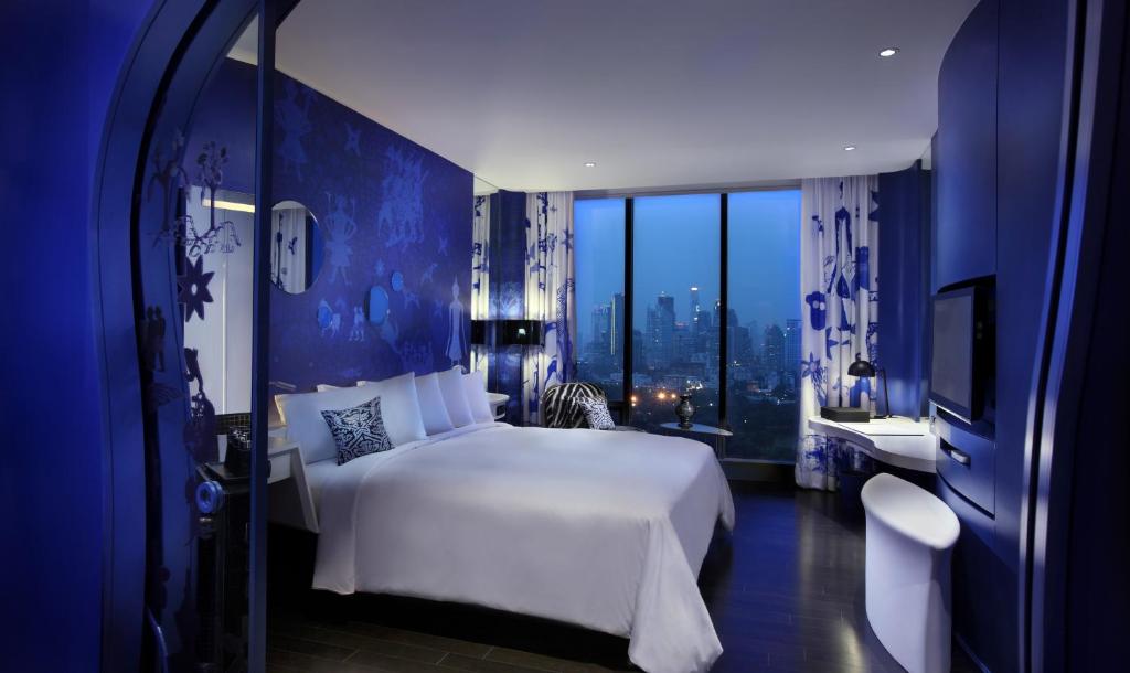 Двухместный (Двухместный номер SO COMFY с 1 кроватью, вид на парк или город), SO Sofitel Bangkok