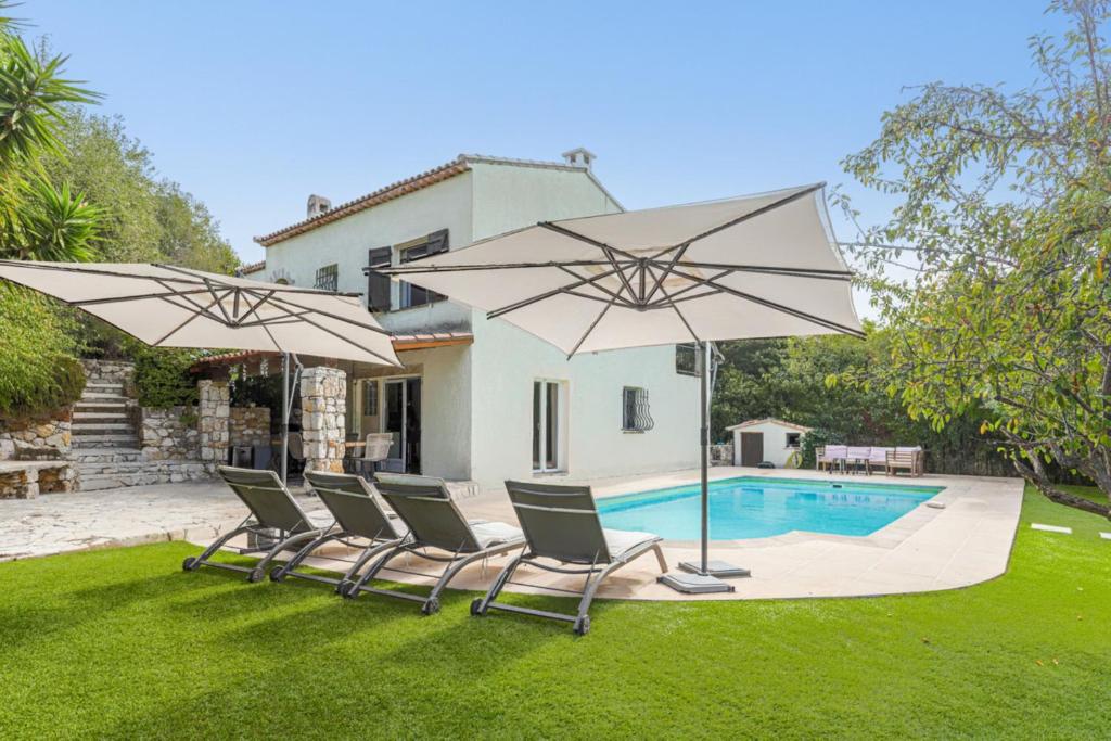 Villa Inti - piscine, jardin prive & barbecue