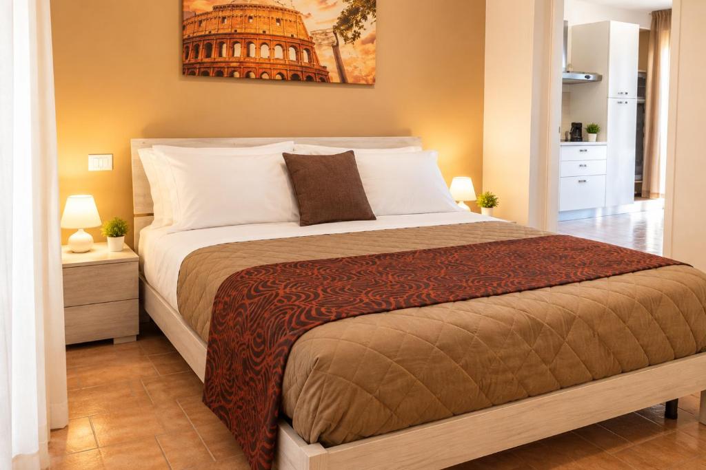 Borgo San Lorenzo Roma Room Type - Two-Bedroom House with Two Bathrooms