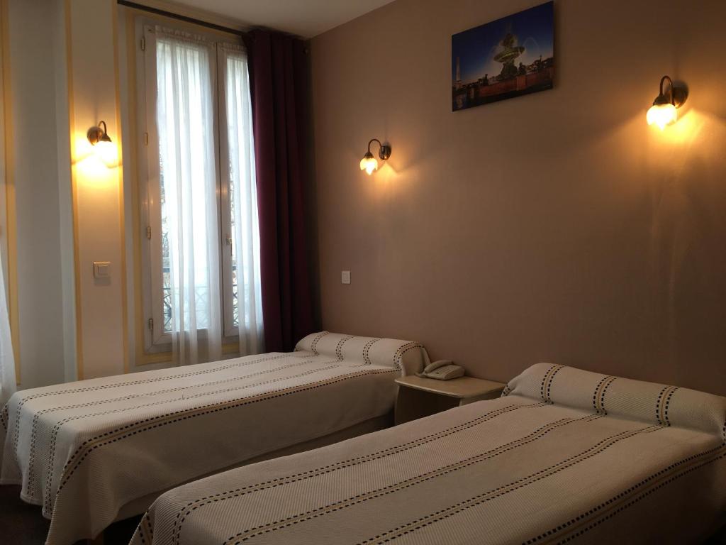 Двухместный (Двухместный номер с 2 отдельными кроватями и душем), Hôtel Paris Gambetta