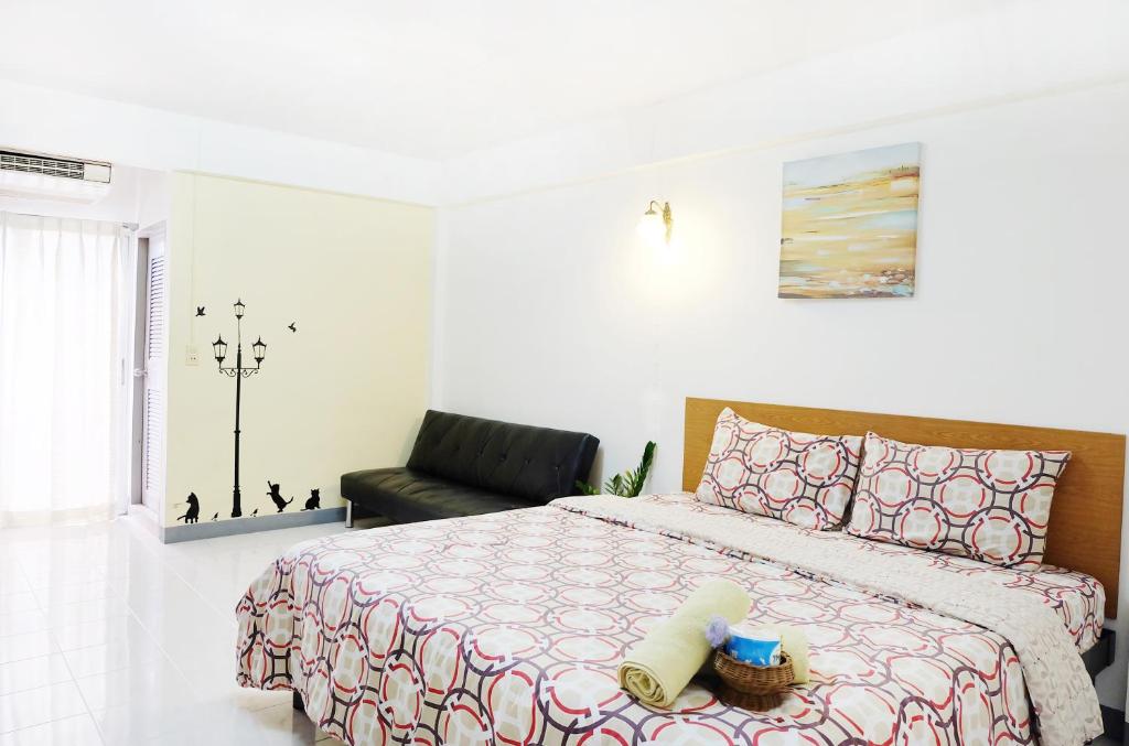 Двухместный (Двухместный номер Делюкс с 1 кроватью и балконом), Grand Living Place
