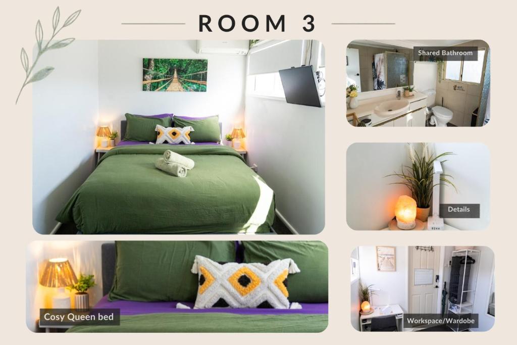 Hot Tub, Ice Bath, Gym, Sauna, Pool Table Coorparoo Haven Room Type - Queen Room with Shared Bathroom