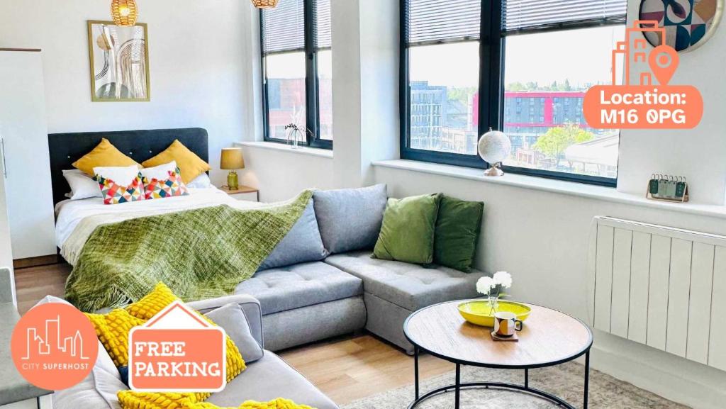 1 Bed Old Trafford Flat Free Parking