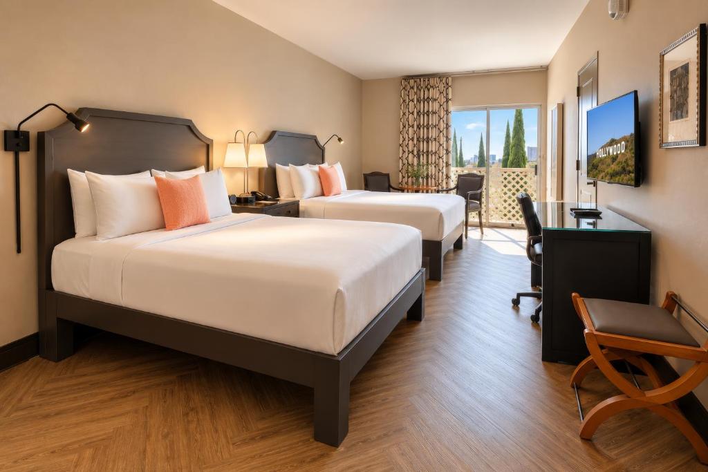 Hollywood Hotel Los Angeles Room Type - Queen Room with Two Queen Beds