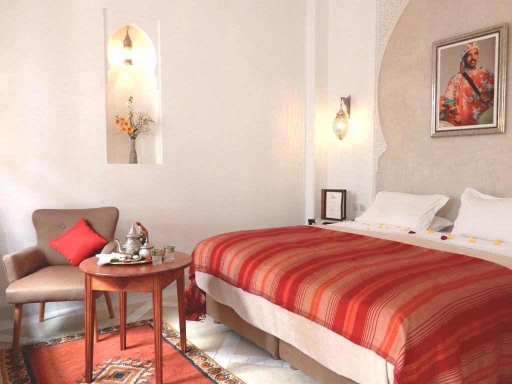 Двухместный (Двухместный номер Делюкс с 1 кроватью), Riad Carina