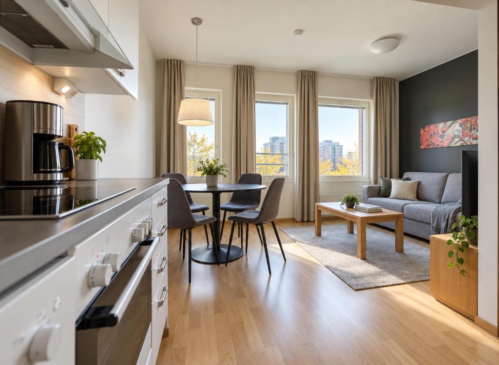 Tammer Huoneistot - City Suite 3 - Public Sauna, Gym & Pool, Tampere