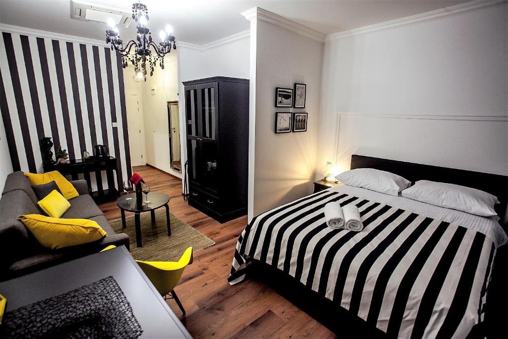 Двухместный (Двухместный номер Делюкс с 1 кроватью и балконом), Bed&Breakfast Regal Residence
