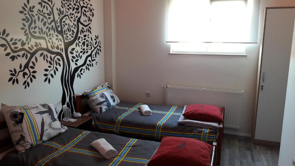 Двухместный (Двухместный номер Делюкс с 2 отдельными кроватями), Hostel IN Club