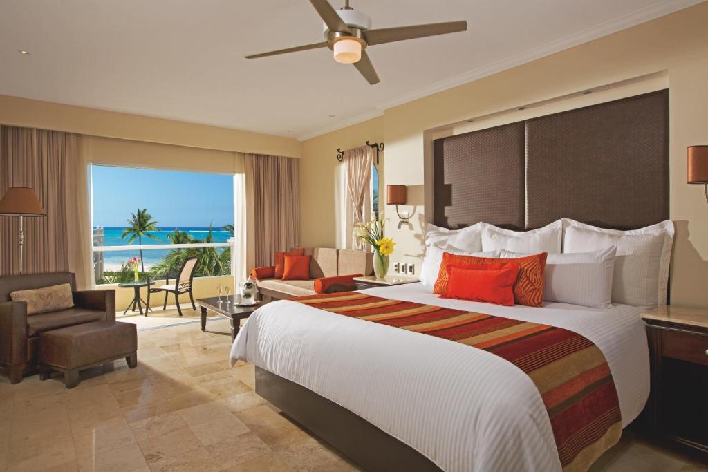 Двухместный (Номер Делюкс с кроватью размера «king-size», вид на океан), Dreams Tulum Resort & Spa - All Inclusive
