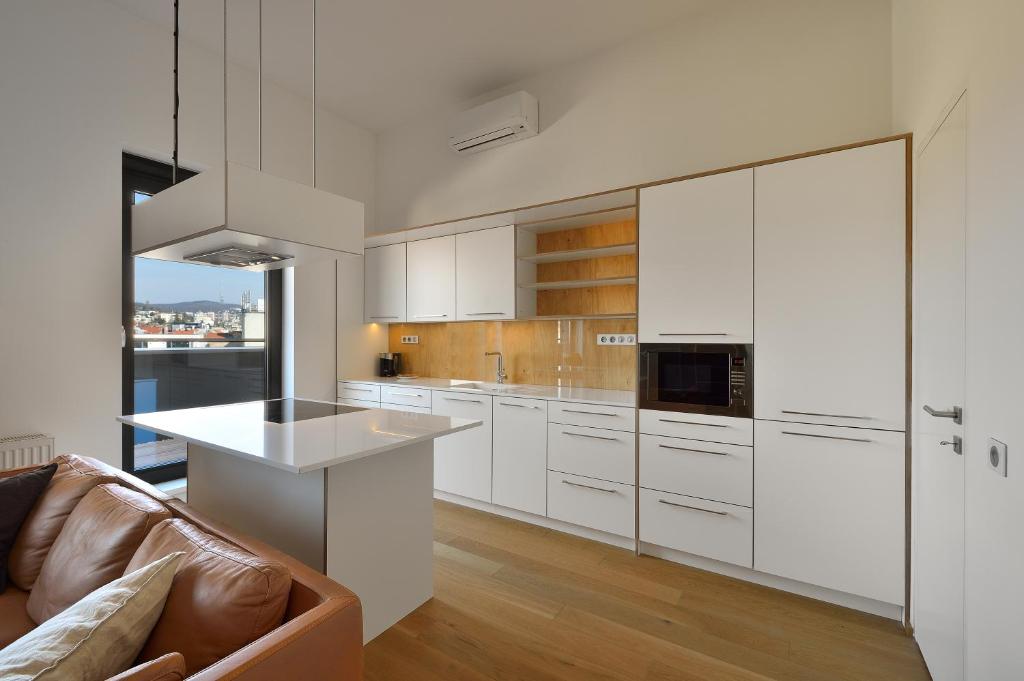 Апартаменты (Апартаменты в пентхаусе с видом на город), Charming&Cozy-Ambiente Apartments