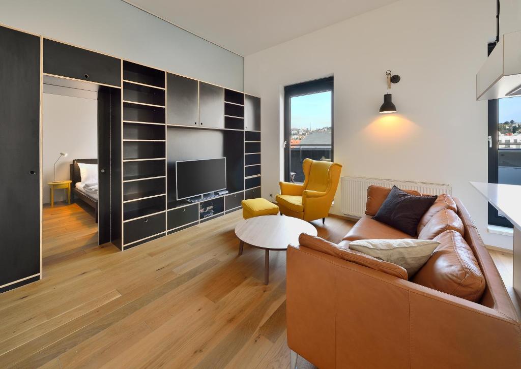 Апартаменты (Апартаменты в пентхаусе с видом на город), Charming&Cozy-Ambiente Apartments
