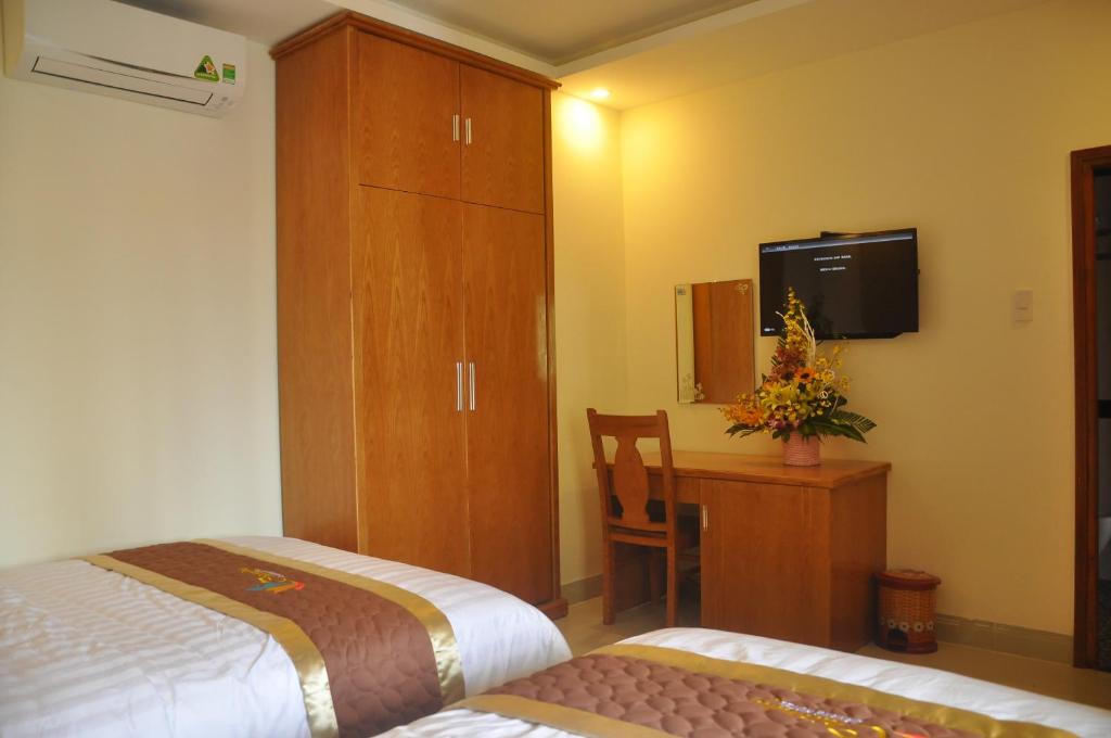 Двухместный (Двухместный номер с 2 отдельными кроватями), Charming Danang Hotel