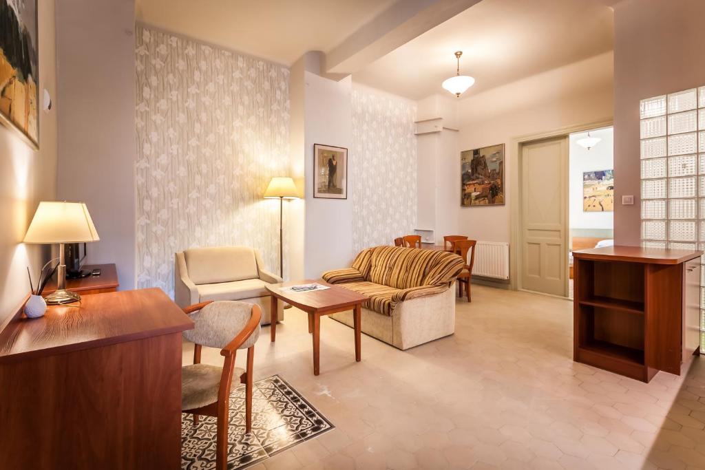 Апартаменты (Апартаменты с 1 спальней и балконом), Krakow City Apartments