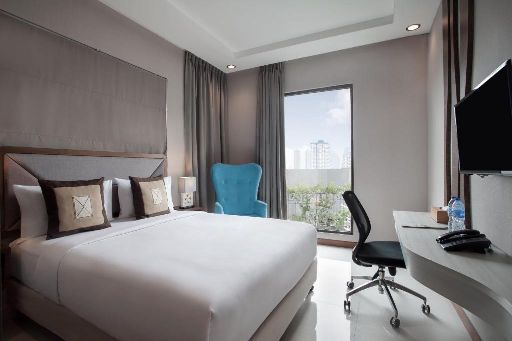 Двухместный (Двухместный номер Делюкс с 1 кроватью), Sawana Suites