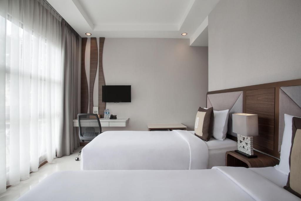 Двухместный (Двухместный номер Делюкс с 2 отдельными кроватями), Sawana Suites