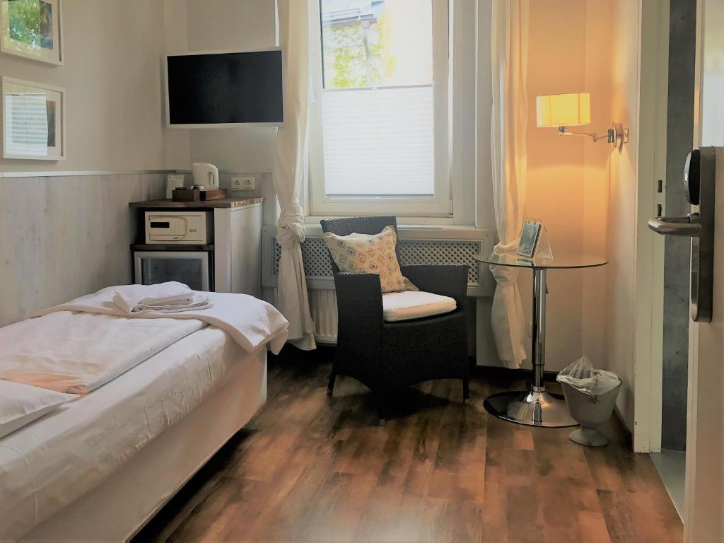 Одноместный (Улучшенный одноместный номер с видом на сад), Bergland Hotel