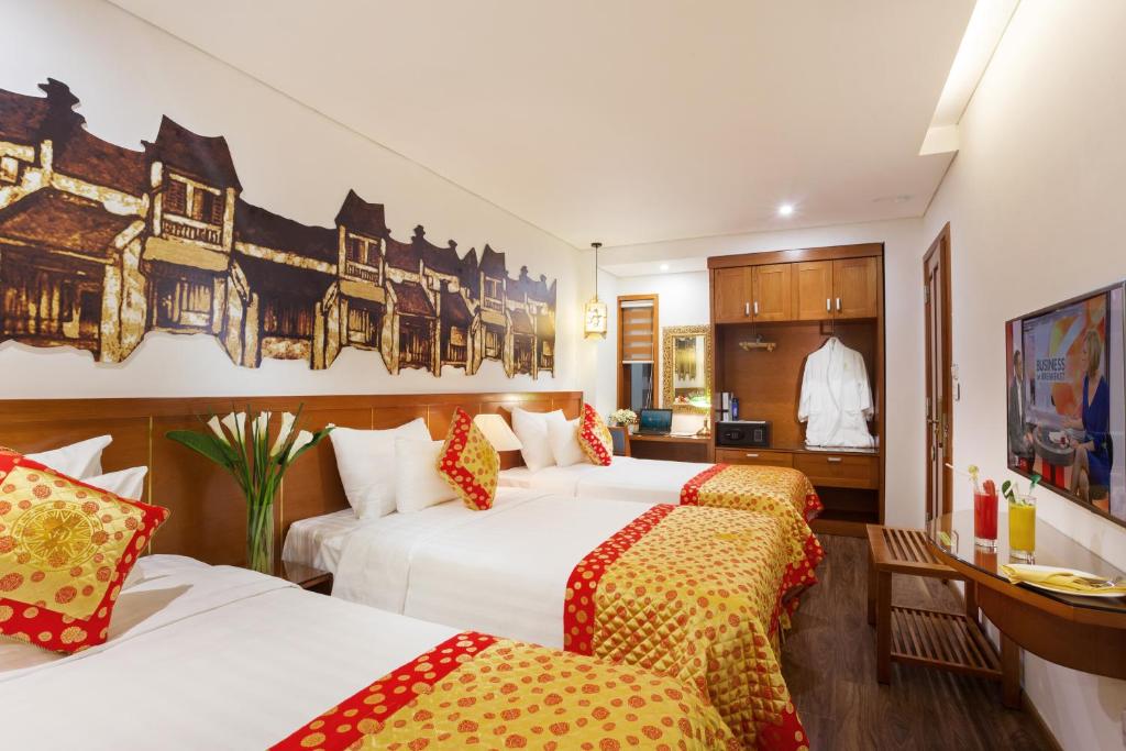 Трехместный (Трехместный номер Делюкс), Hanoi Golden Holiday Hotel