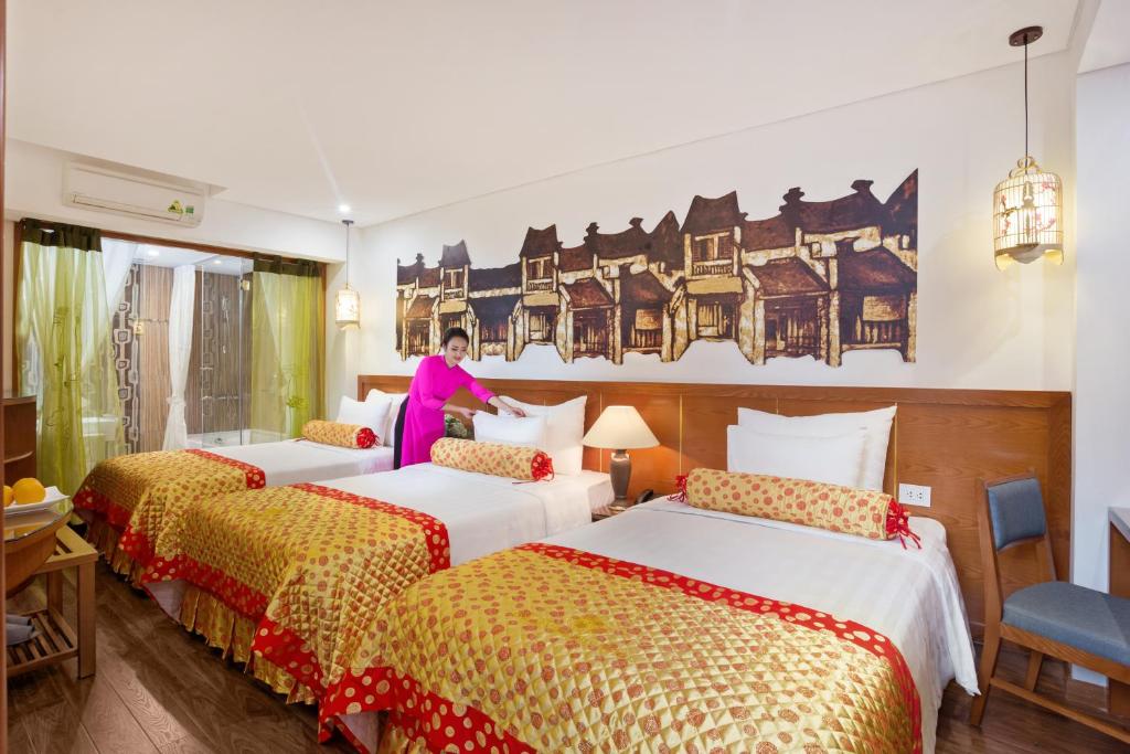 Трехместный (Трехместный номер Делюкс), Hanoi Golden Holiday Hotel