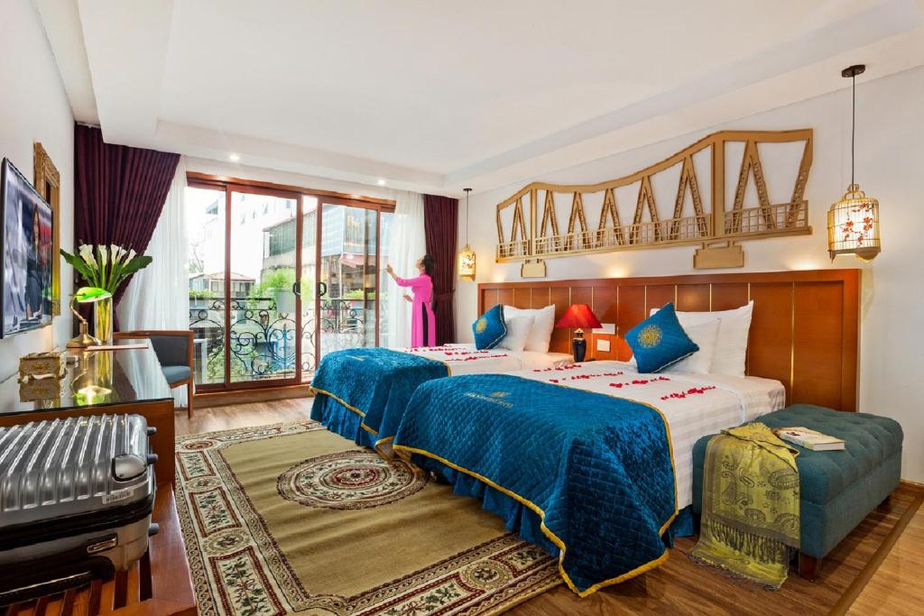 Студио (Premium Balcony Double or Twin), Hanoi Golden Holiday Hotel