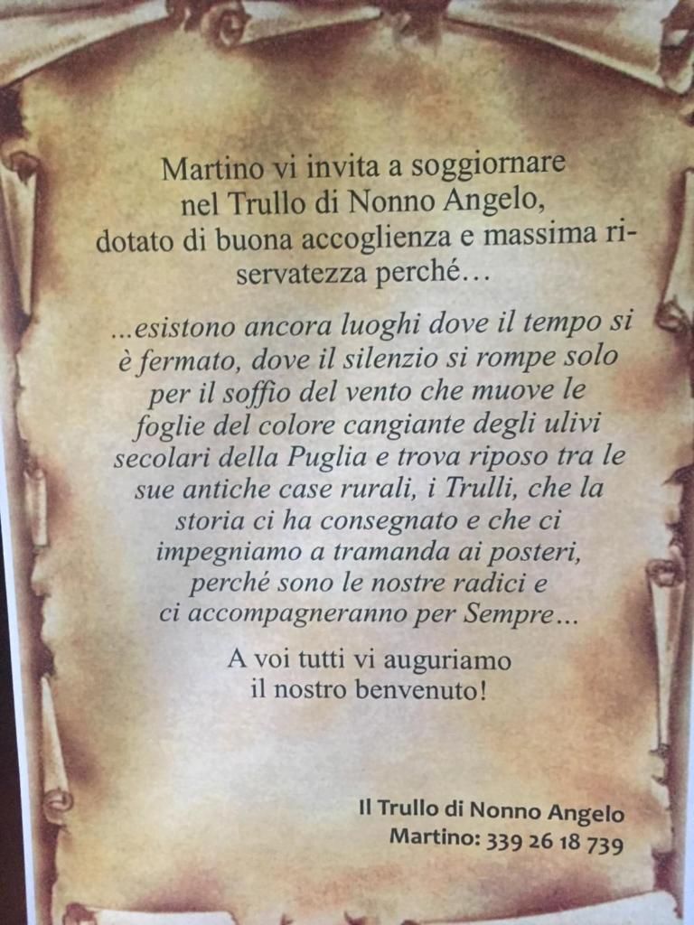 Il Trullo di Nonno Angelo San Marco photo 4