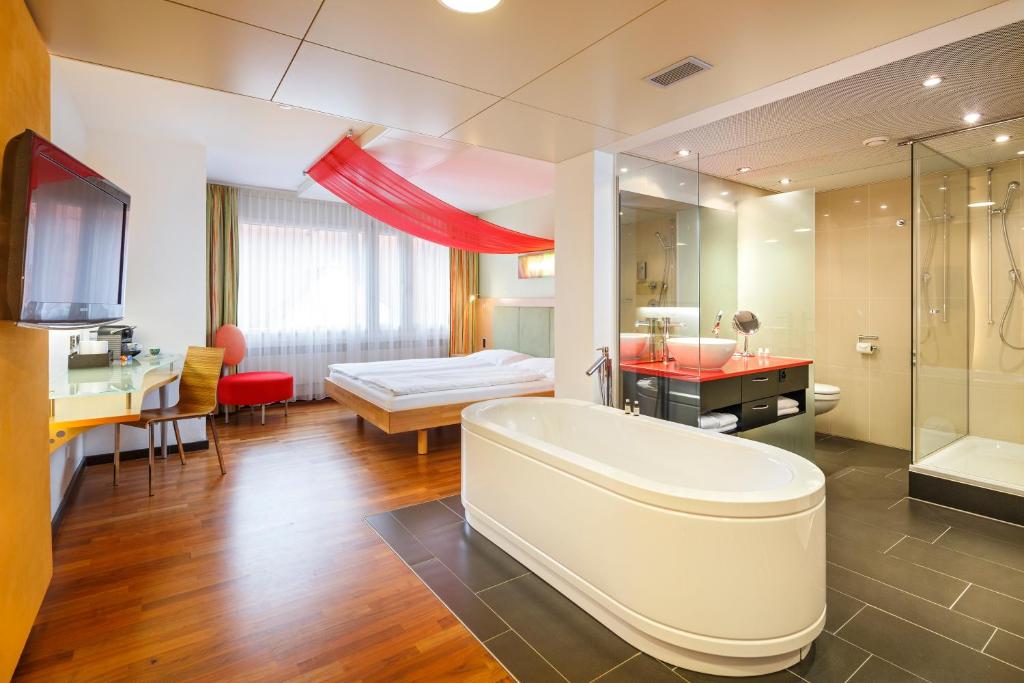 Двухместный (Двухместный номер Делюкс с 1 кроватью), Hotel Du Parc
