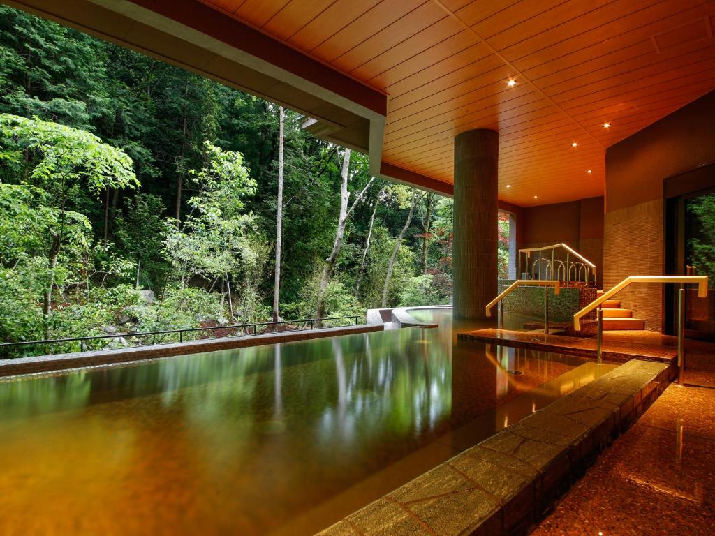 Hot spring bath, Asan Kotonami in Manno