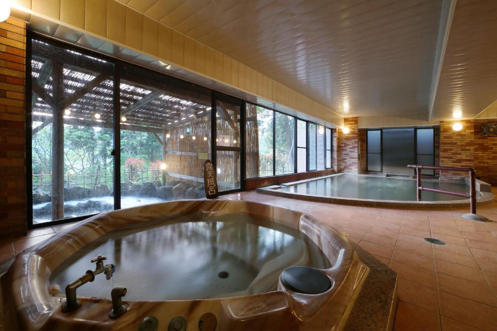 Hot spring bath, Atsushioonsen Yamagataya in Kitakata