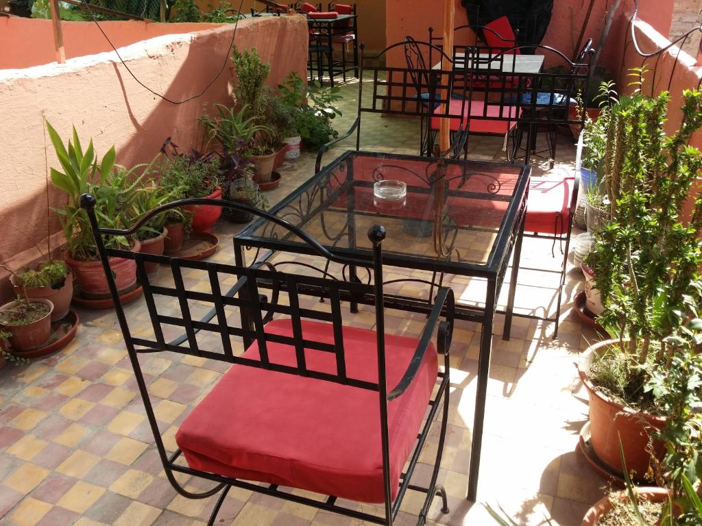 Balcony/terrace, Riad Espagne in Marrakech