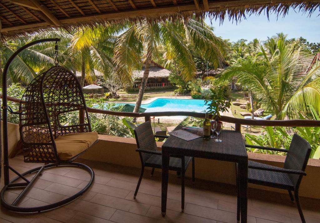 Balcony/terrace, Oasis Resort in Bohol