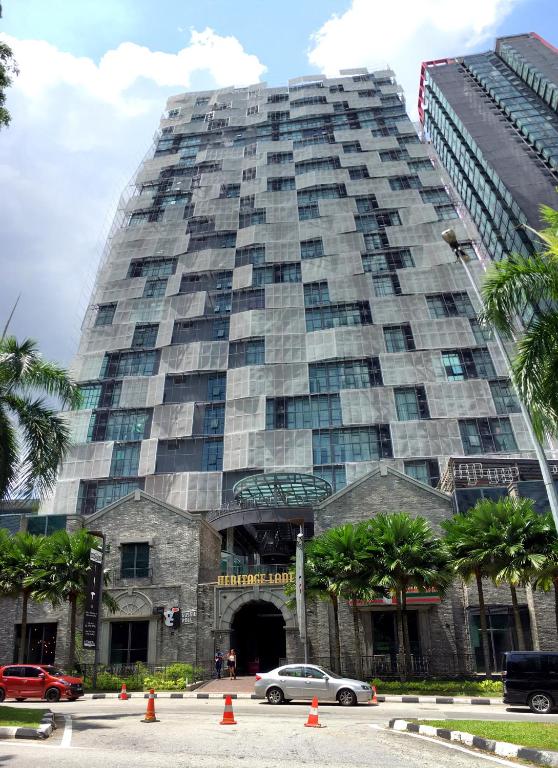 Exterior view, 2-stories Scandinavian duplex @ Empire Damansara in Kuala Lumpur