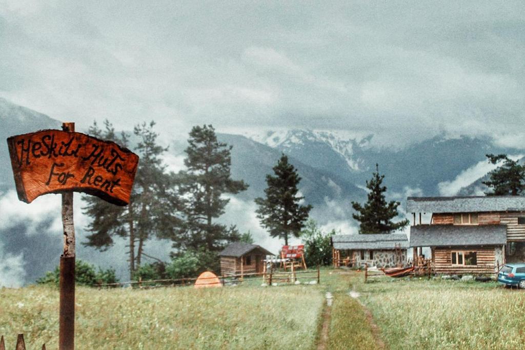 Heshkili huts Svaneti photo
