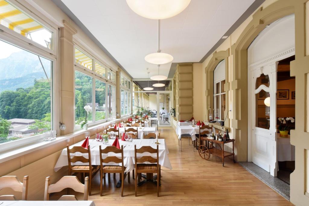Restaurant, Budget Waldhotel Unspunnen in Interlaken
