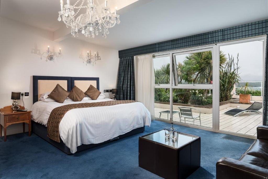 Superior Double or Twin Room with Pool View, Atlantic Hotel Newquay in Newquay