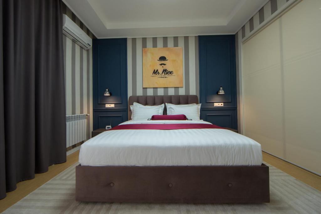 Bed, Mr Nice Apartments, Highvill-Astana in Nur-Sultan
