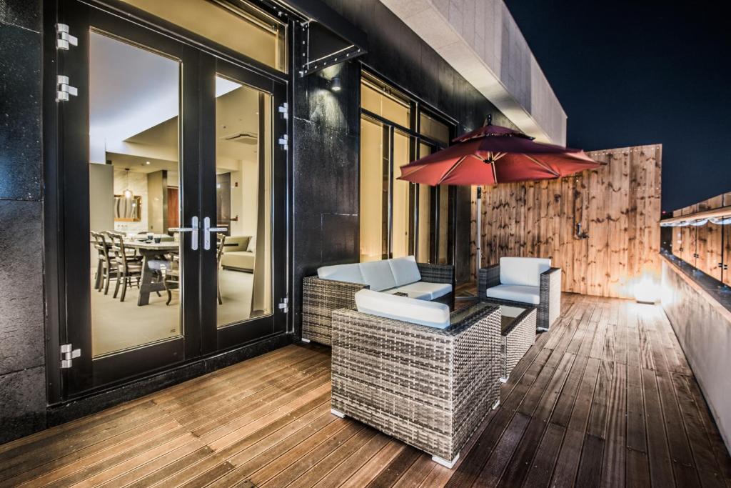 리버틴 호텔의 훌륭한 조식 뷔페 모습