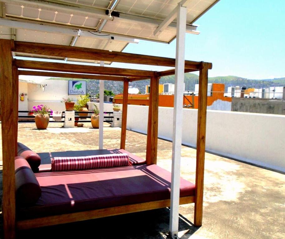 Exterior view, Paulina Youth Hostel in Oaxaca