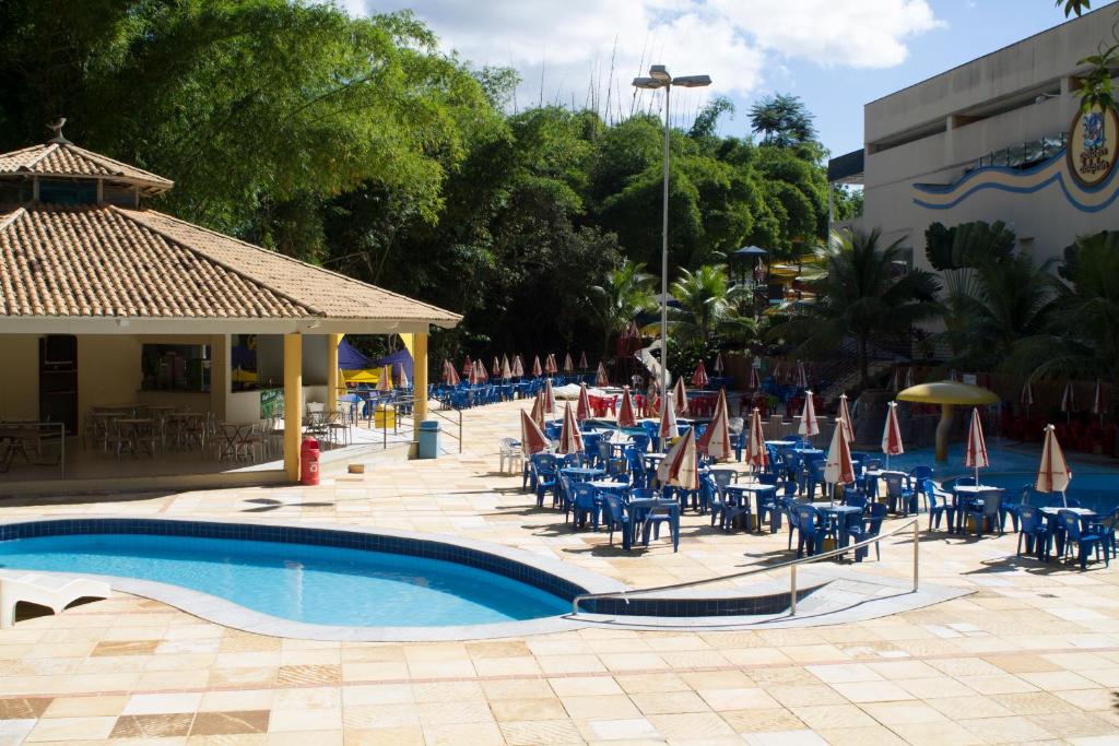View, Golden Dolphin Grand Hotel via Hmaster in Caldas Novas