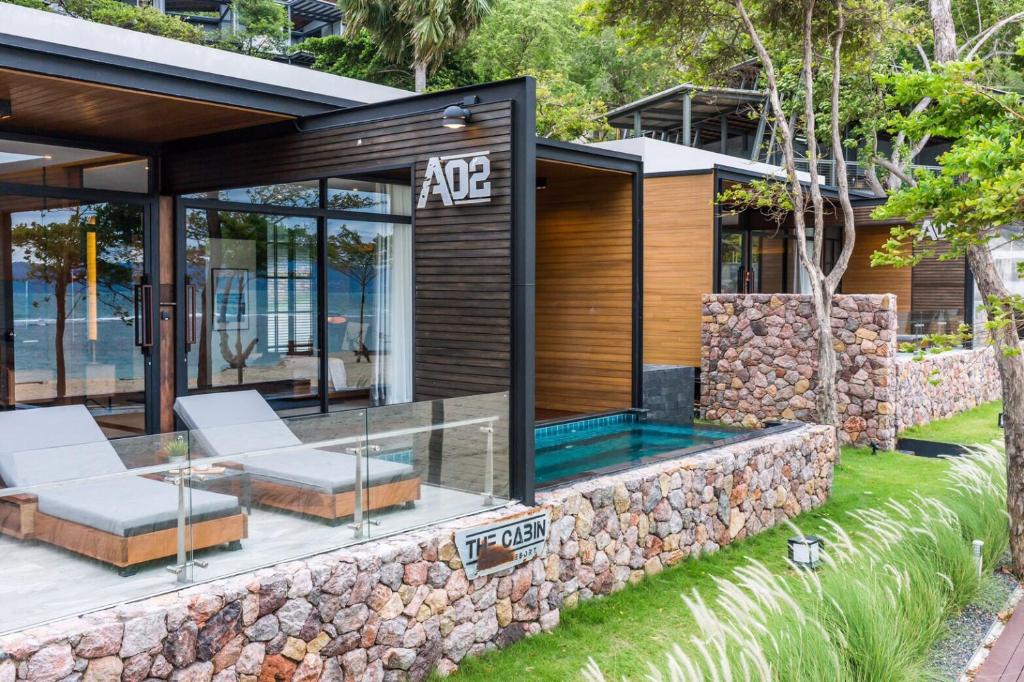 Balcony/terrace, The Cabin Beach Resort in Ko Pha-ngan