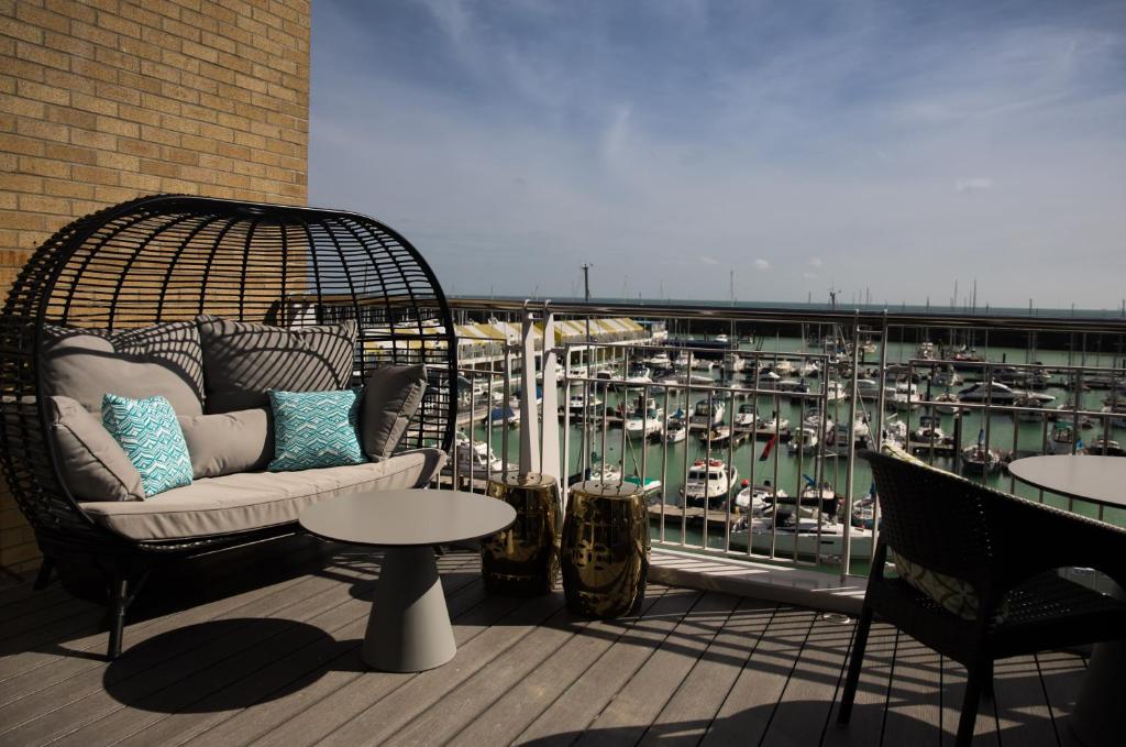 Balcony/terrace, Malmaison Brighton in Brighton and Hove