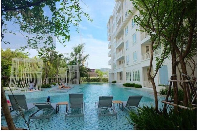 Summer Huahin712,Side sea view,Near Beach&Cicada,Beautiful Swimming pool photo